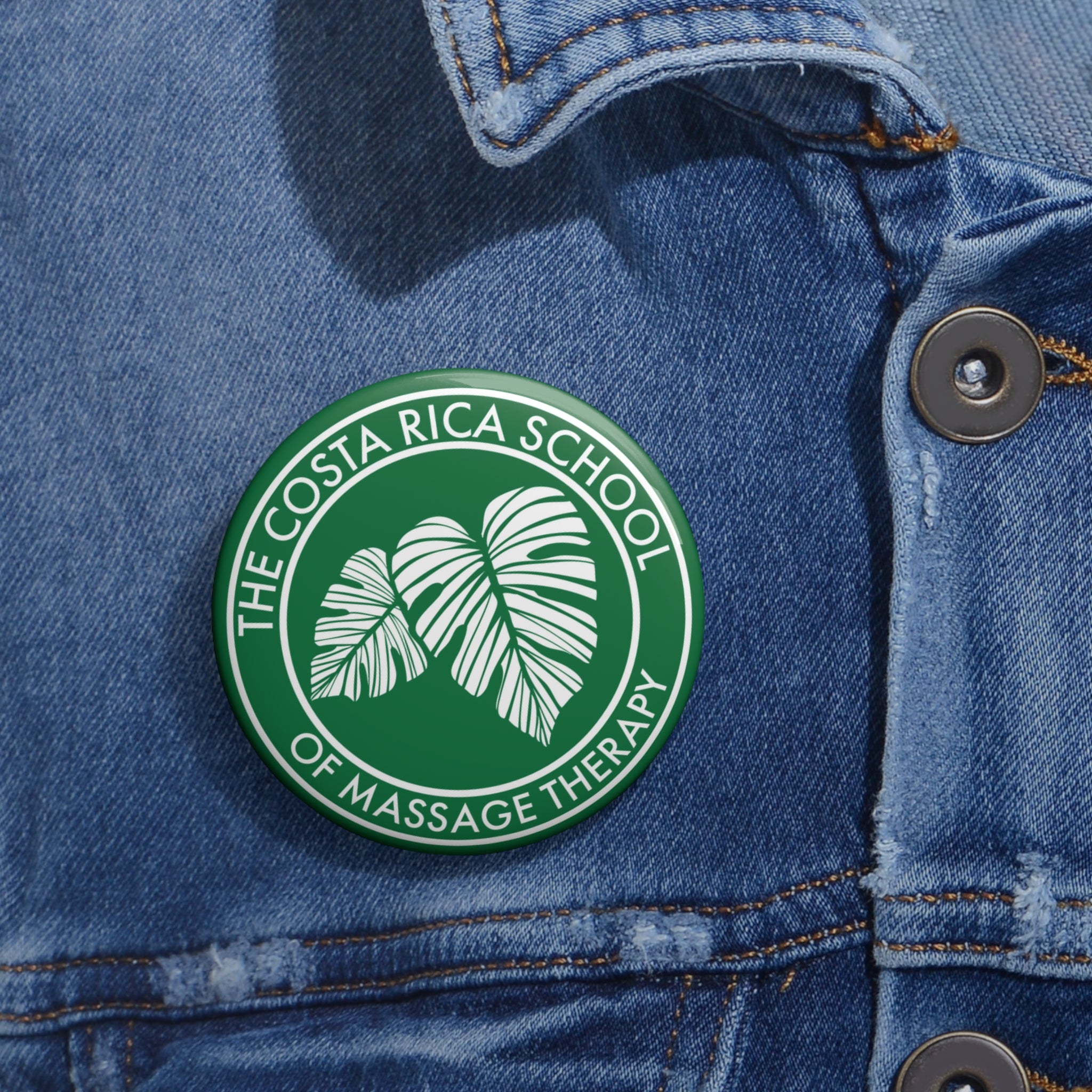 CRSMT Logo Button Pins | Signature Green Emblem