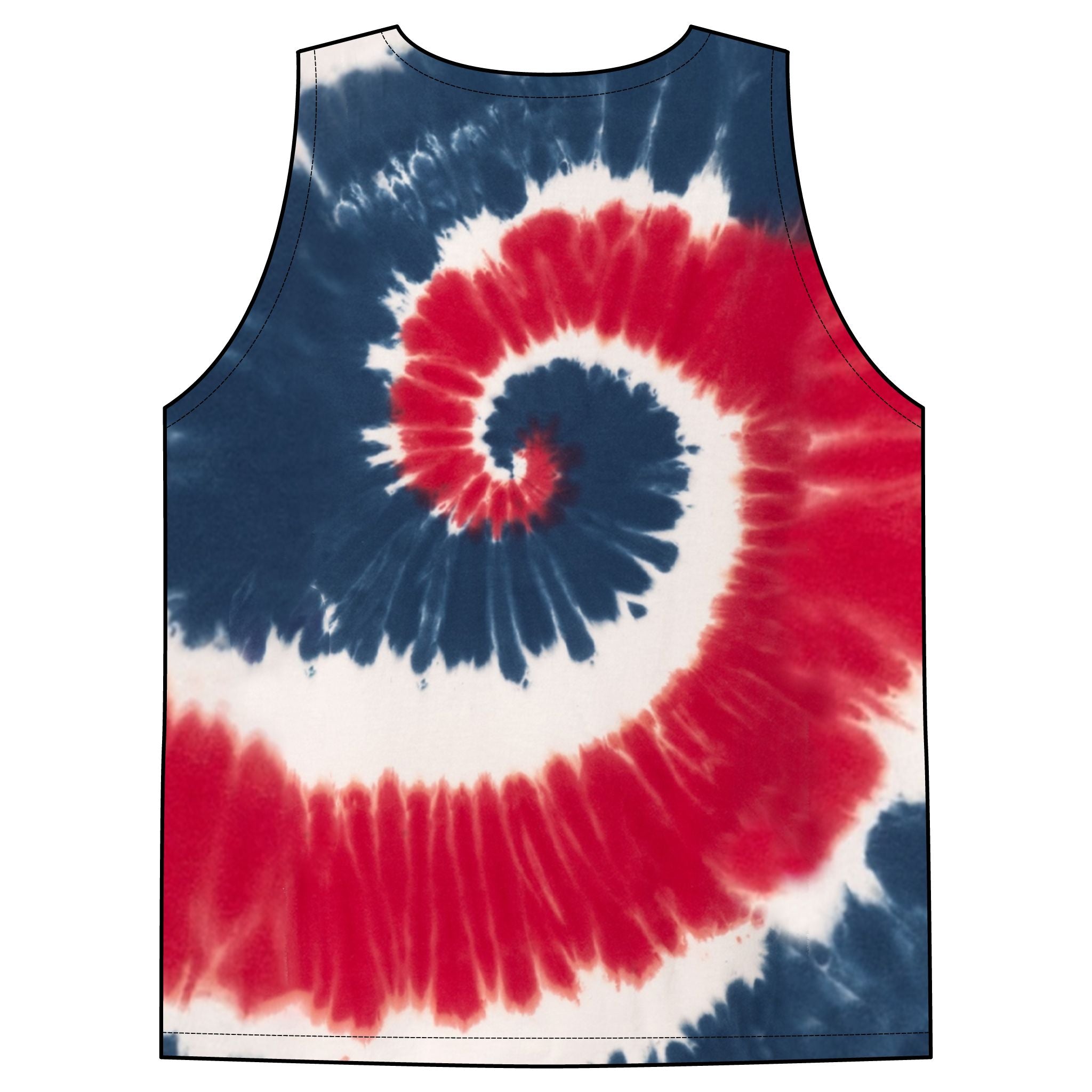 CRSMT Tie-Dye Tank Top | Unisex Cotton Tank
