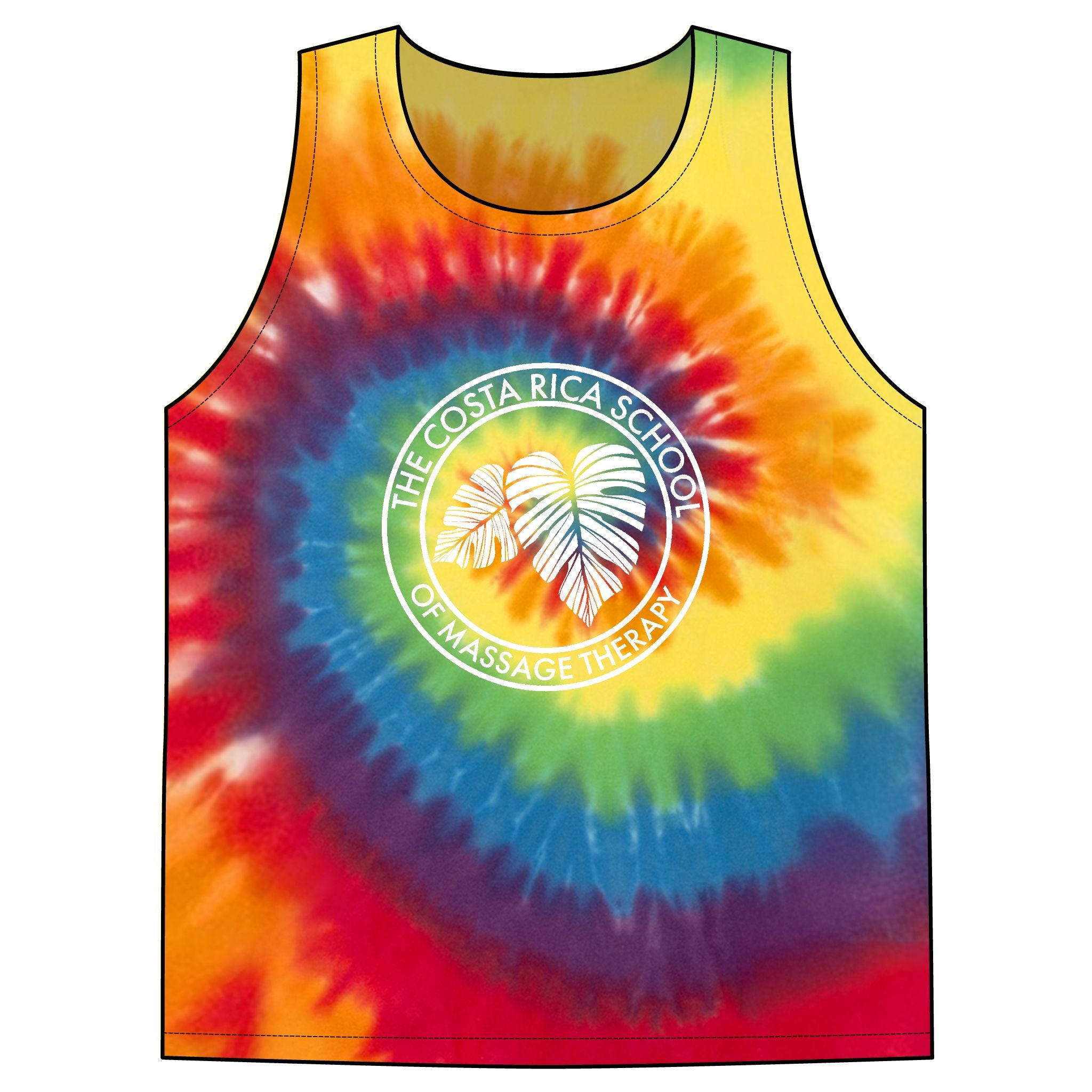 CRSMT Tie-Dye Tank Top | Unisex Cotton Tank