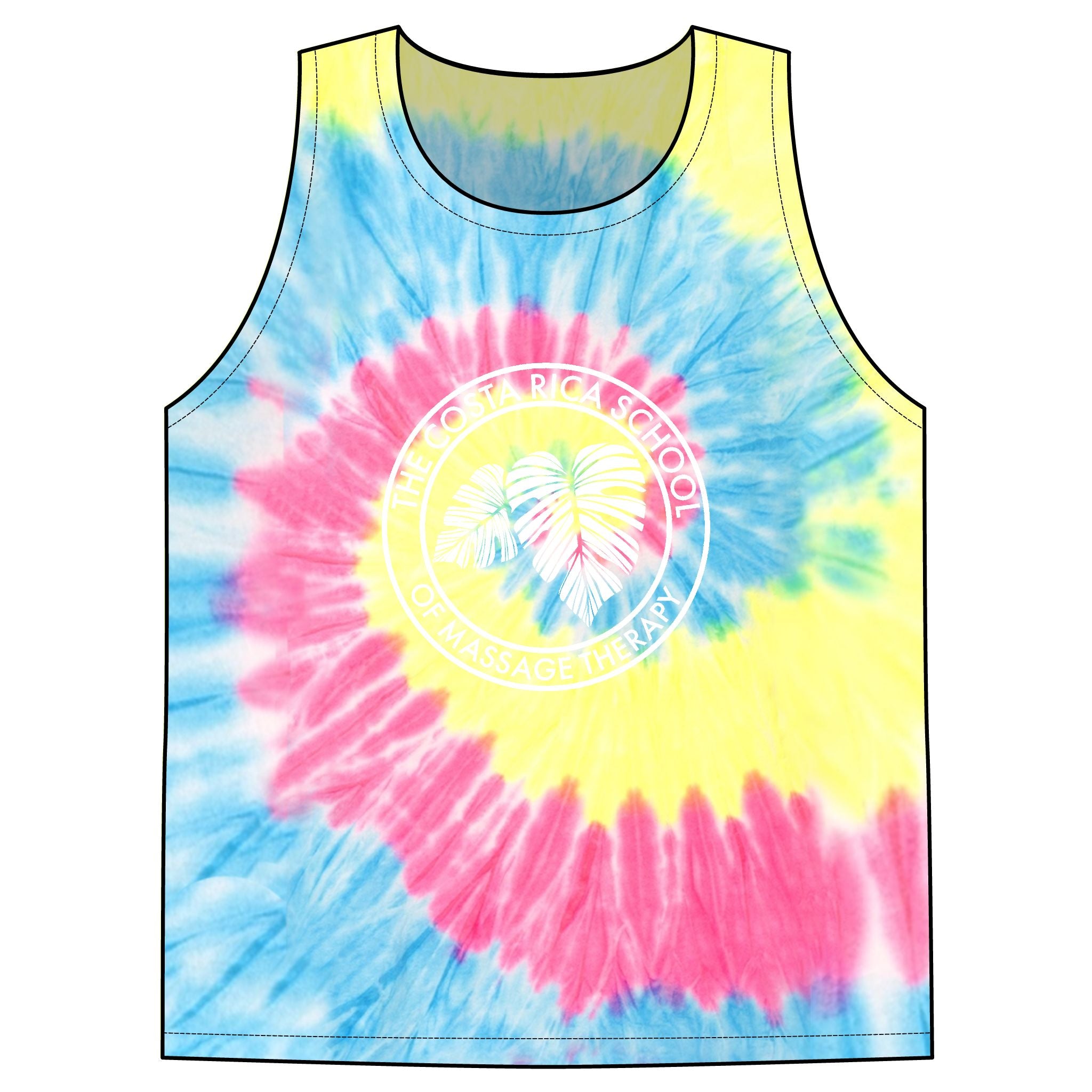 CRSMT Tie-Dye Tank Top | Unisex Cotton Tank