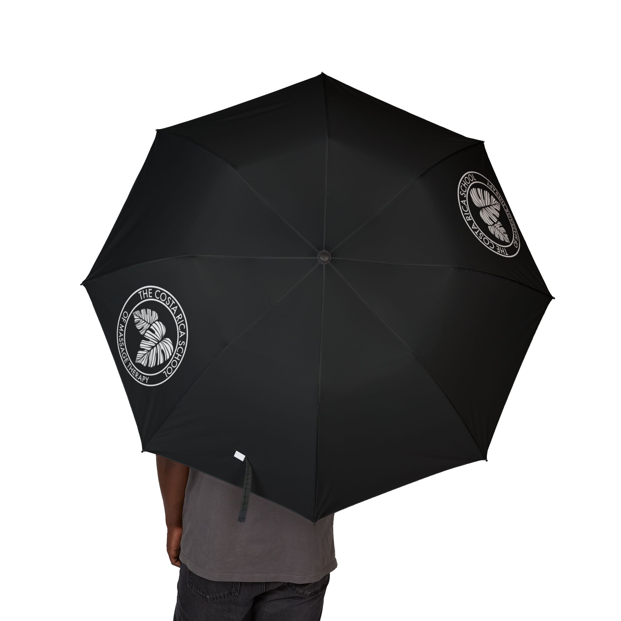 CRSMT Logo Umbrella | Black Foldable Rain Umbrella