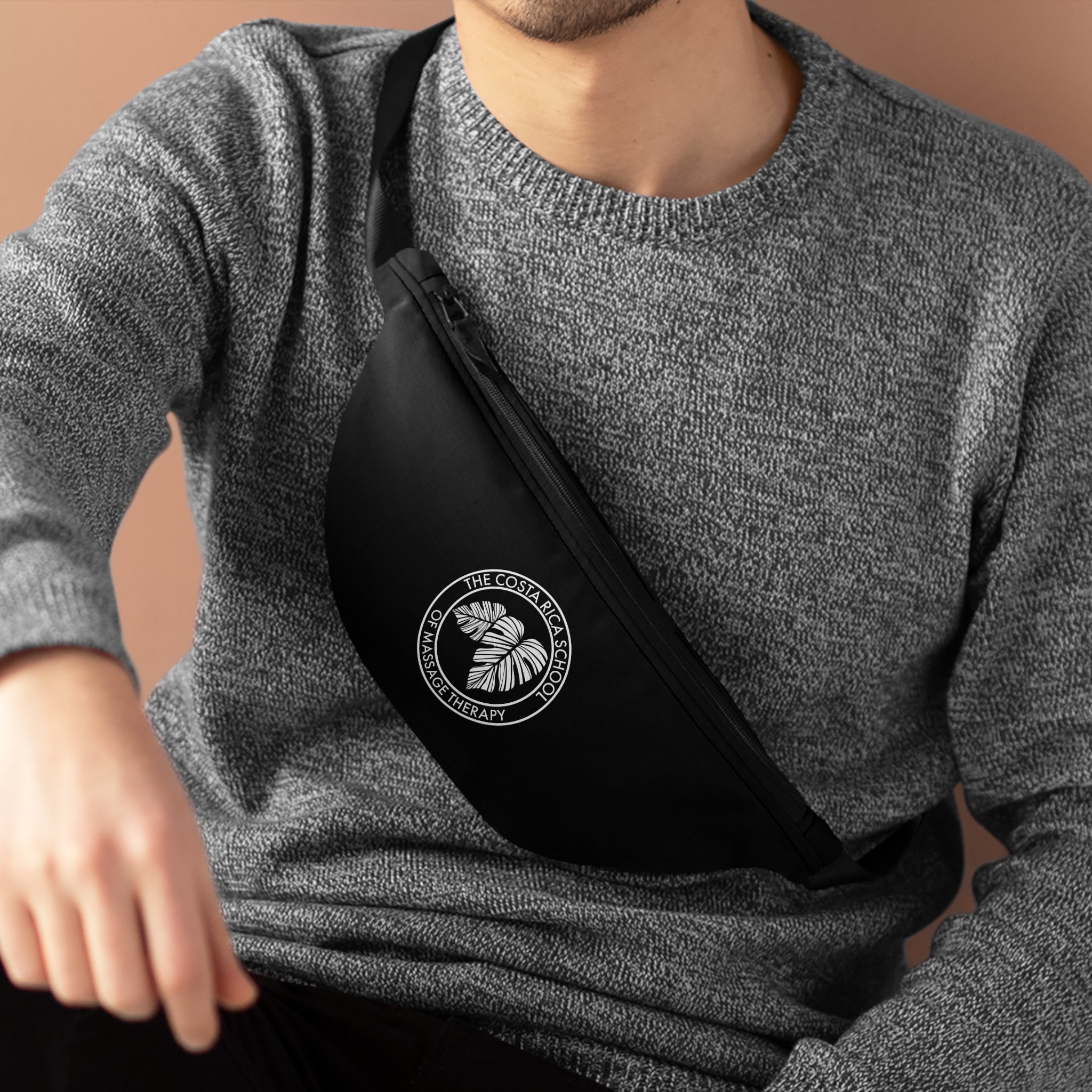 CRSMT Logo Fanny Pack | Matte Black Everyday Carry