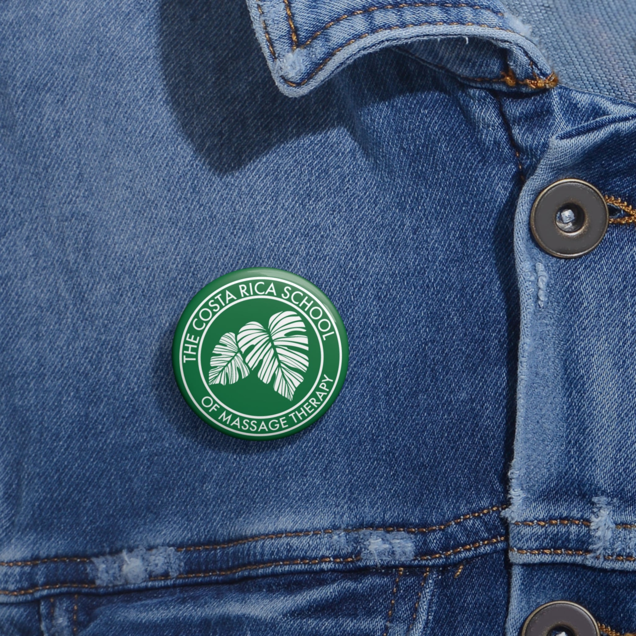 CRSMT Logo Button Pins | Signature Green Emblem