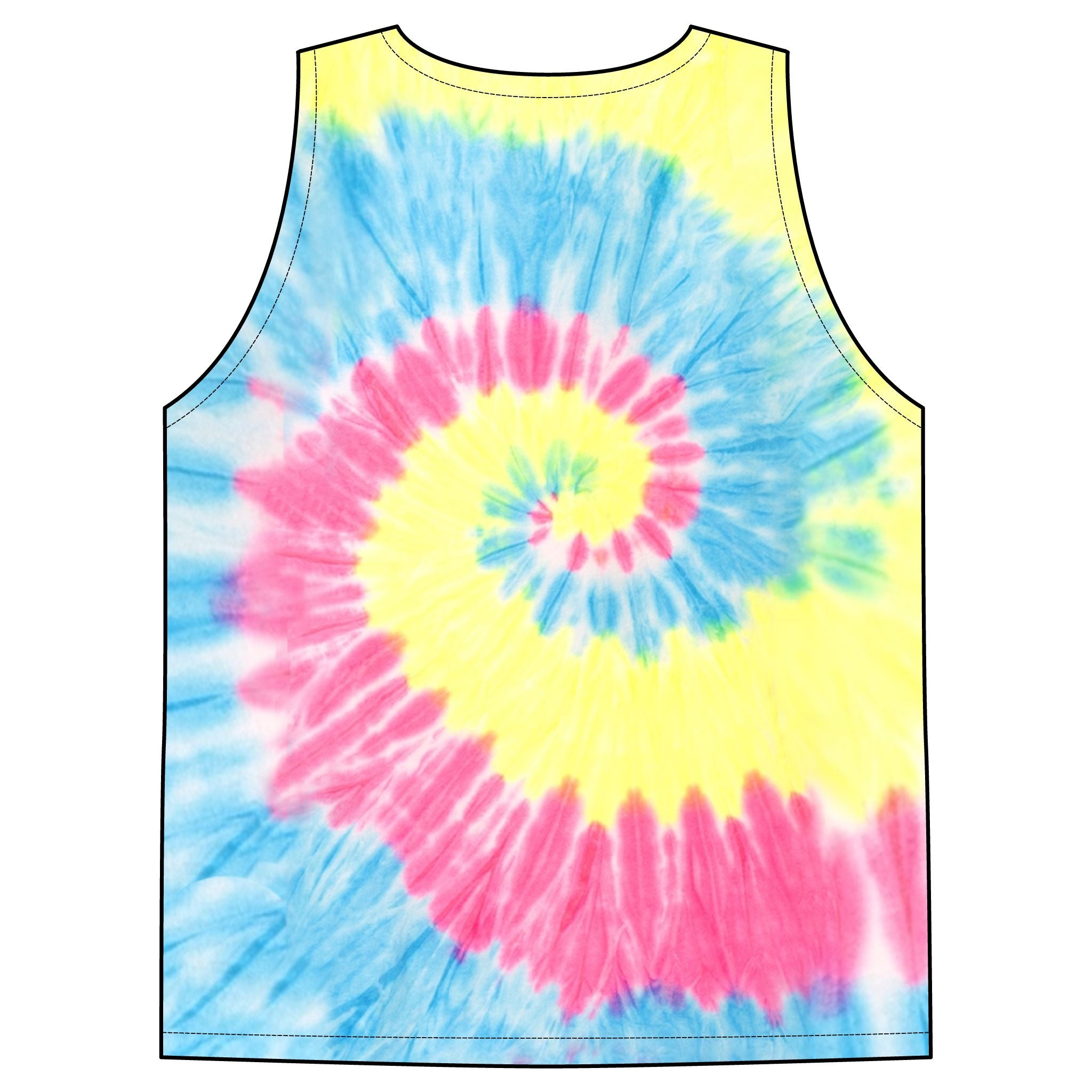CRSMT Tie-Dye Tank Top | Unisex Cotton Tank