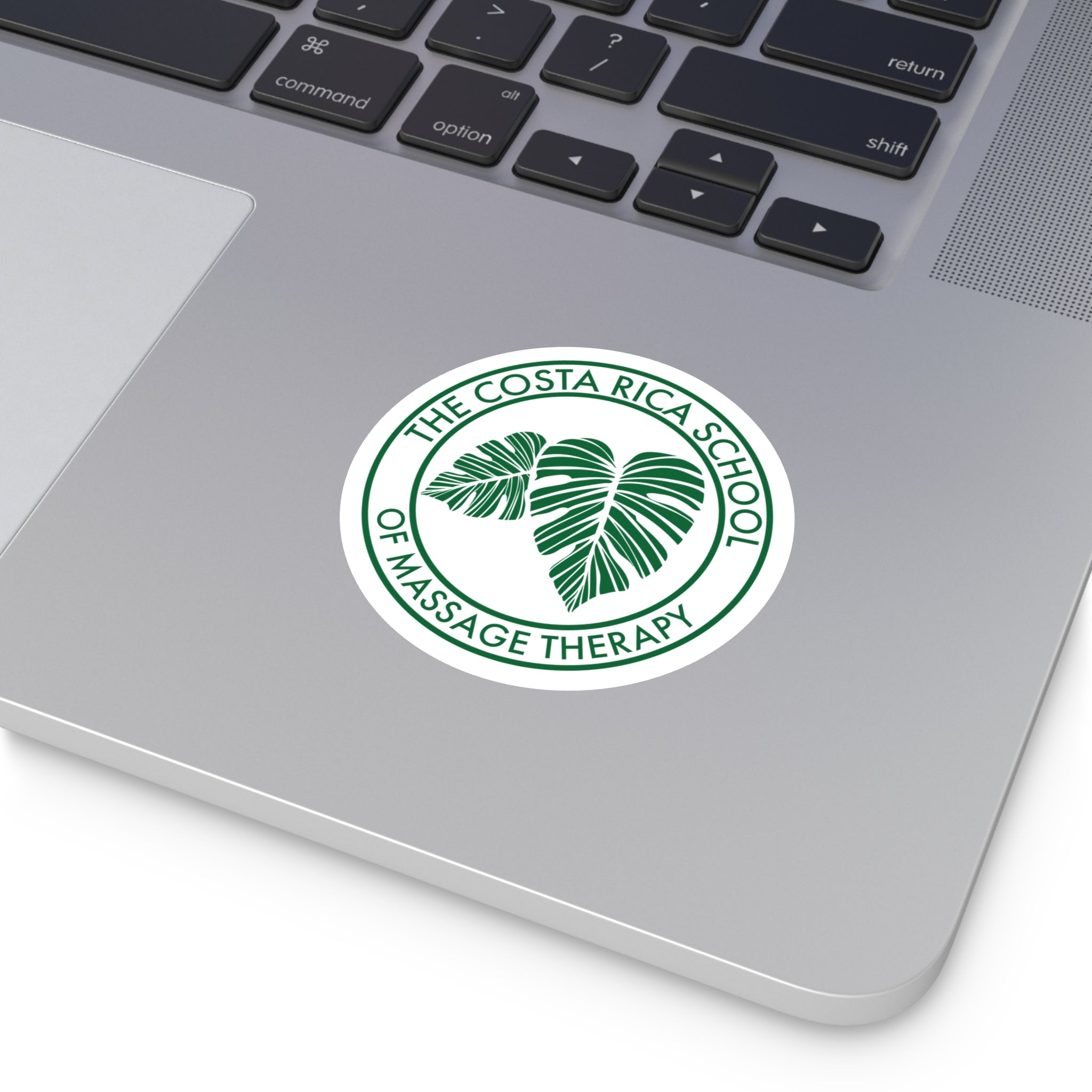 CRSMT Logo Vinyl Sticker | Round White Emblem