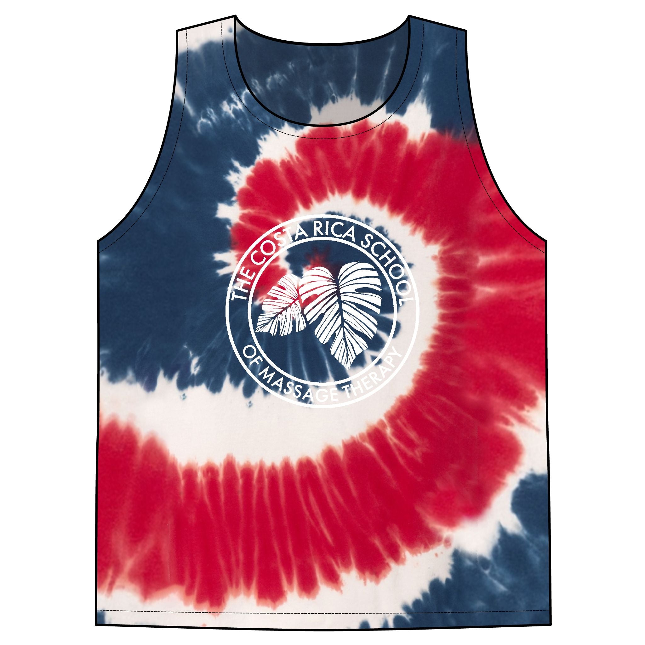 CRSMT Tie-Dye Tank Top | Unisex Cotton Tank