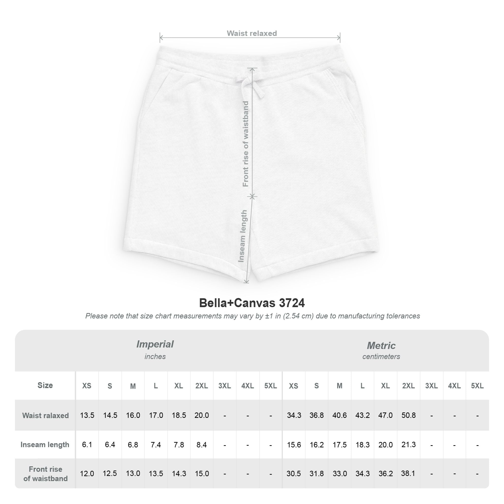CRSMT Bella + Canvas Sweat Shorts | Embroidered Logo