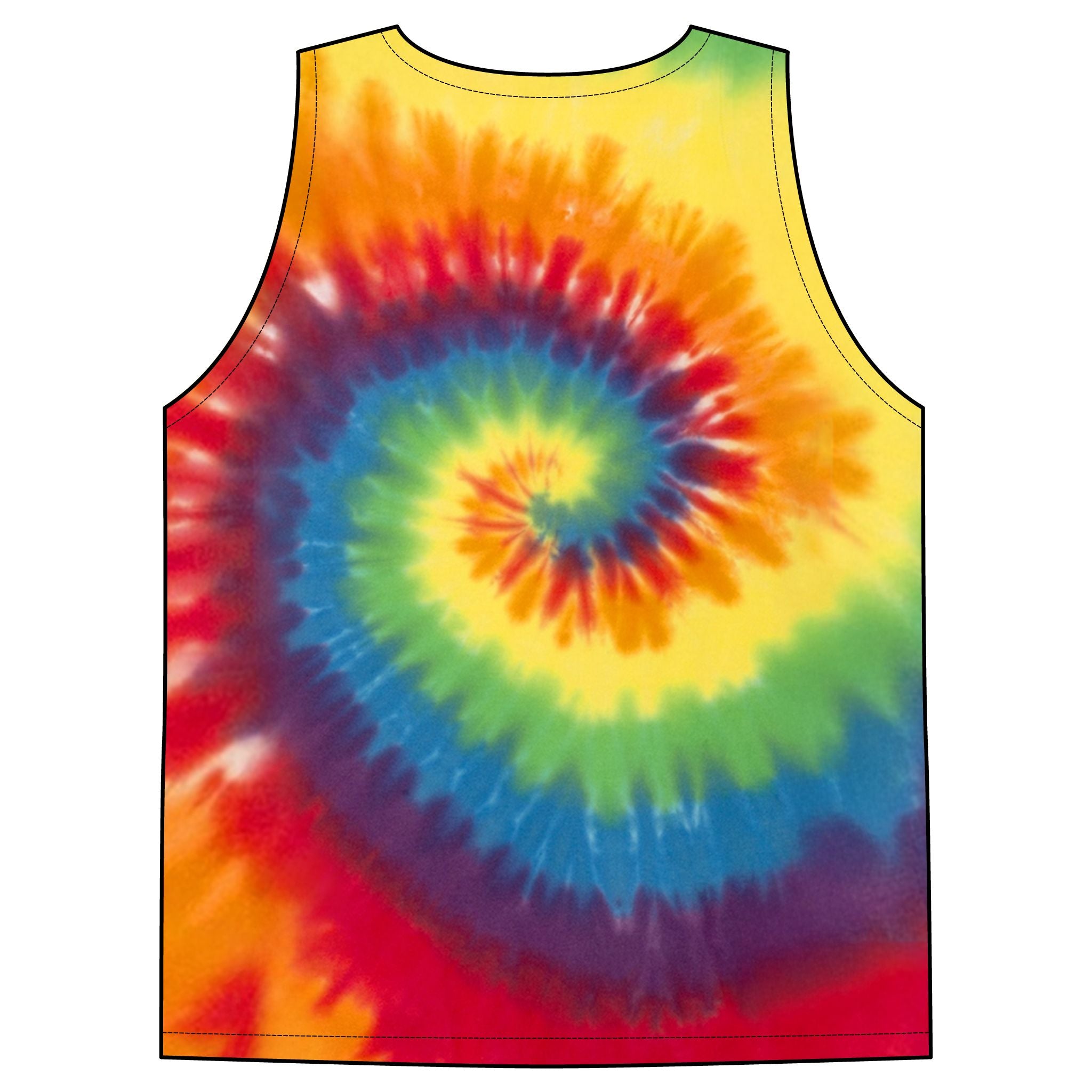 CRSMT Tie-Dye Tank Top | Unisex Cotton Tank