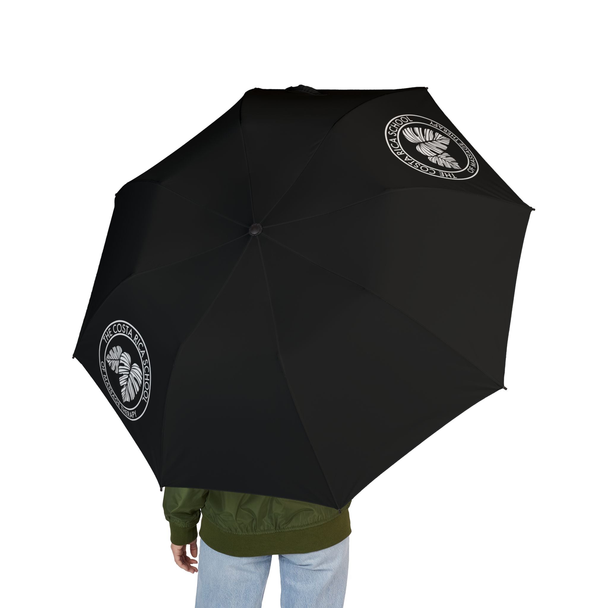 CRSMT Logo Umbrella | Black Foldable Rain Umbrella