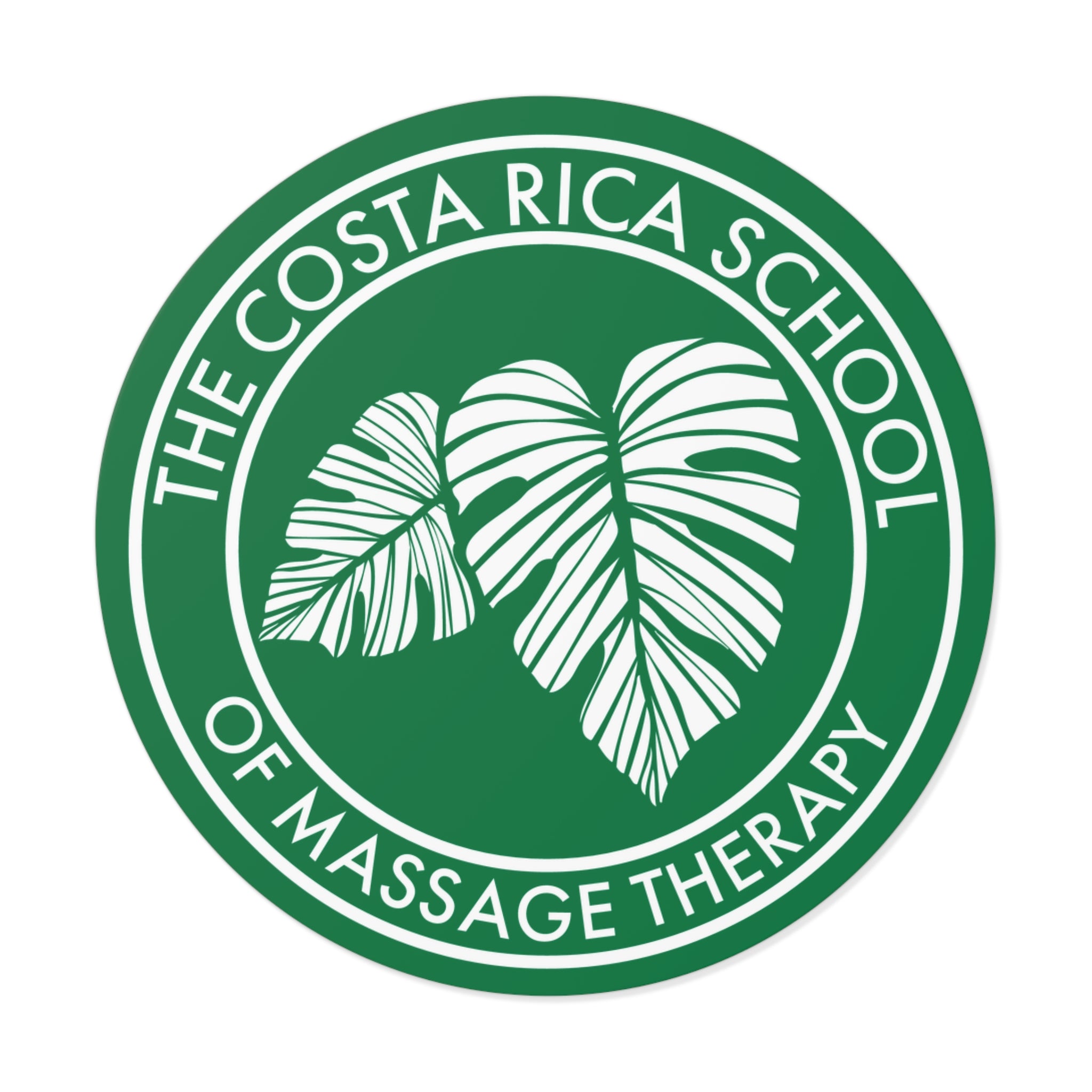 CRSMT Logo Vinyl Sticker | Round Green Emblem