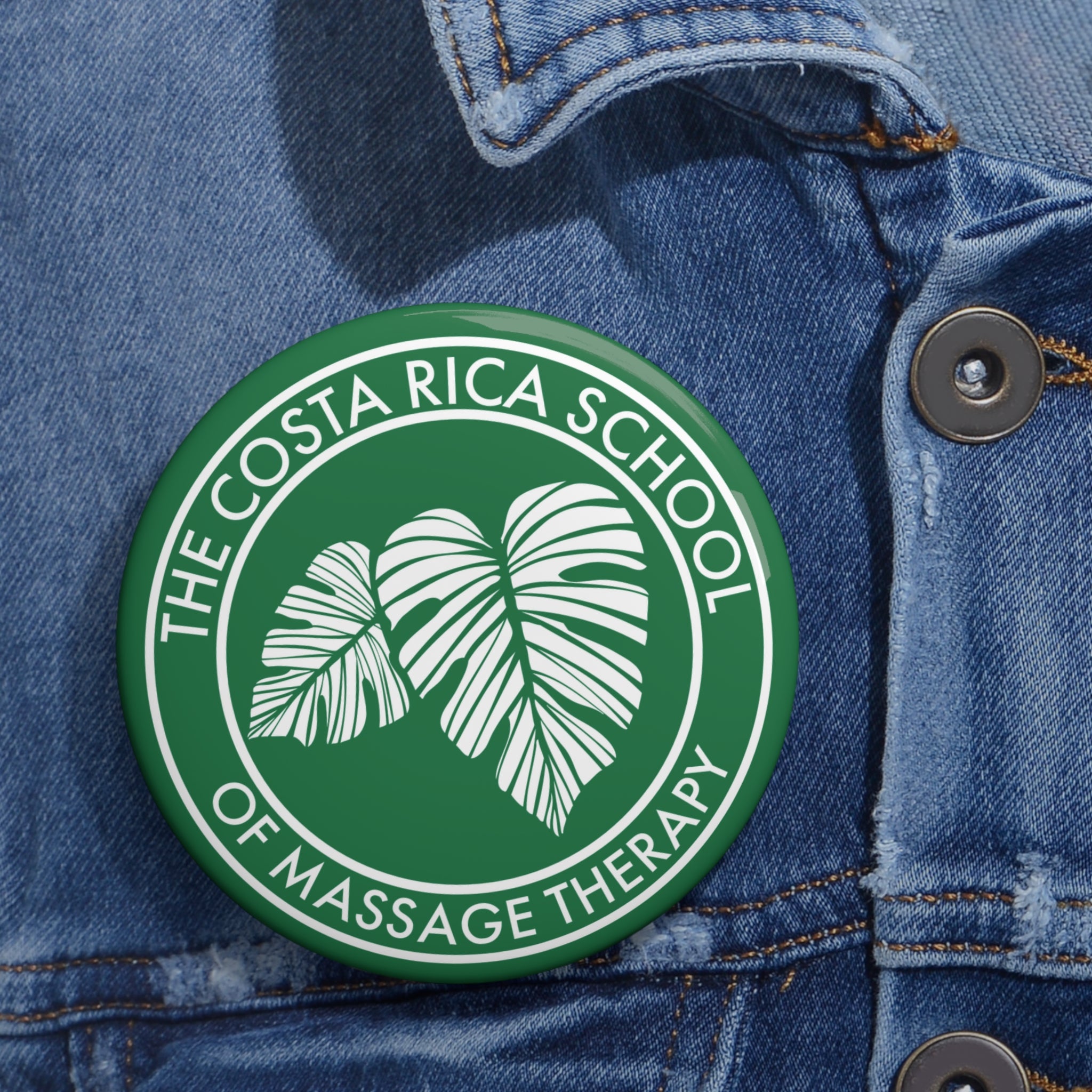 CRSMT Logo Button Pins | Signature Green Emblem