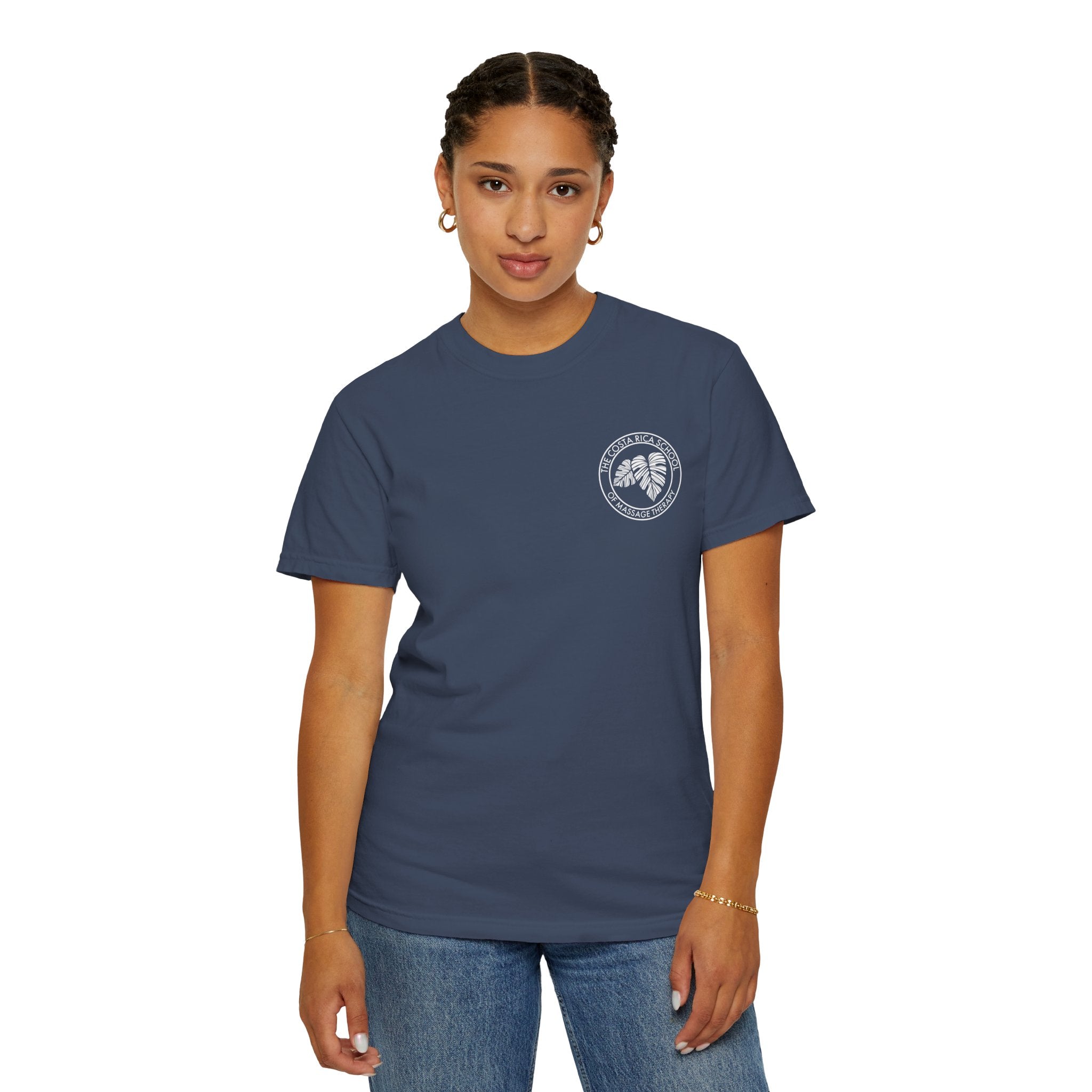 CRSMT T-Shirt | Front Chest Logo and Back Logo
