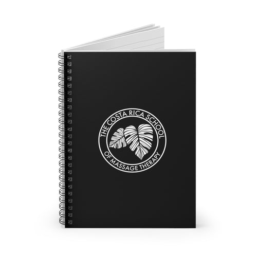 Costa Rica School of Massage Therapy Logo Spiral Notebook | Ruled Journal
